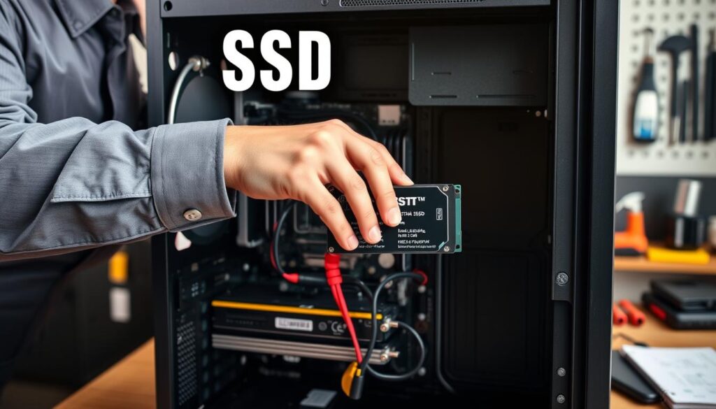 SATA SSD Installation Process